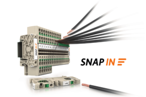 Weidmüller Klippon® Connect terminal blok sa SNAP IN tehnologijom:<br>Brzo – jednostavno – sigurno