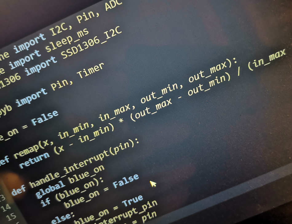 STM32F401RE MicroPython kod
